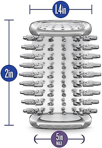 Stay Hard Cock Ring Sleeve 04 - Soft Tickly Nubs Enhance Pleasure - Slide It On Penis, Vibrator, Dildo - Stack, Mix, Match To Create Unique Sensations - Adds Girth - Sex Toy For Men, Women, Couples - Image 3