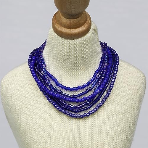 Many Kinds Of Craft Beads Including Glass Bugle Seed Beads ,Sequins Beads For Diy Arts Crafts Sewing Embroidery Clothing Jewelry Making (Royal Blue) - Image 3