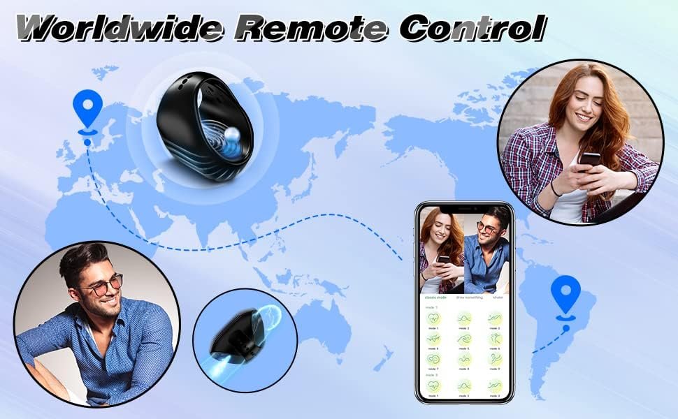 Male Masturbator Penis Ring Vibrator - App Remote Control Hands-Free Vibrating Cock Rings Sexual Endurance Prolonging Training Massager With 10 Modes, Glans Trainer Stimulator Adult Sex Toys For Men - Image 3