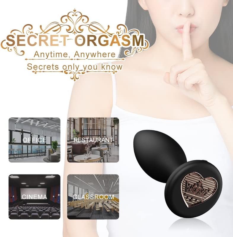 Vibrating Anal Plug Prostate Massager For Dilator Sex Toy For Men Women Masturbation Silicone Rechargeable Anal Vibrator 10 Vibration Modes Waterproof Anal Sex Toys - Image 3