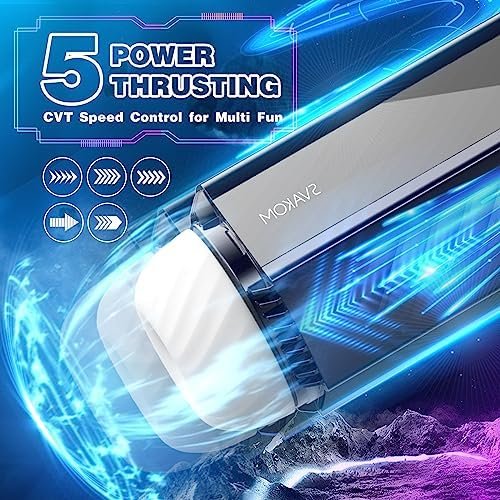 Male Masturbator Sex Toys For Men - Svakom Thrusting Squeezing Penis Trainer With One-Key Orgasm & Cvt - Automatic Plump Pocket Pussy Male Masterburbater Stroker Adult Toy - Image 2