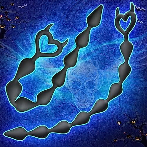 Silicone Anal Beads Anal Chain With 8 Balls And Heart-Shape Pull Loop Butt Plug Anal Training Sex Toys Prostate Massager G-Spot Stimulator For Men Women Couples Romi - Image 3