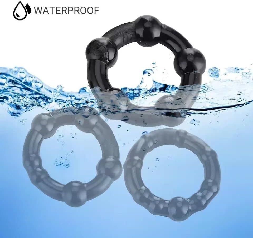 Soft Silicone Ring For Men Cock Rings For Men Couples Sensory Adjustable Rubber - Image 3