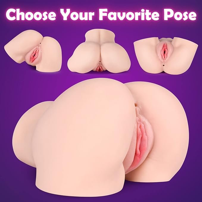 Einseo 6.2Lb Vibrating Sex Dolls Male Masturbators With 10 Vibration Modes, Automatic Realistic Butt Pocket Pussy Ass Hands Free Stroker 3D Lifelike Adult Sex Doll Toys For Mens - Image 2