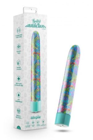 Limited Addiction Utopia 7 In Rechargeable Vibe Aqua