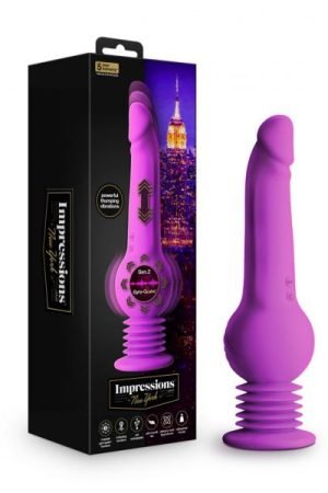 Impressions New York Gyroquake Dildo Purple