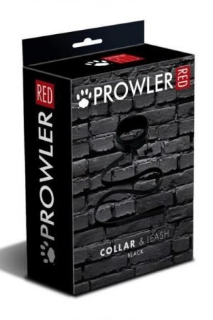 Prowler Red Collar And Leash Blk