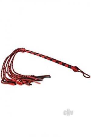 Prowler Red Long Handle Flogger Red/blk