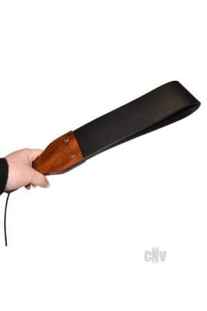 Prowler Red Leather Wood Flapper Blk