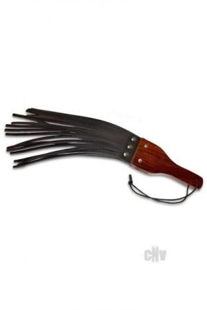Prowler Red Leather Wood Fringe Blk