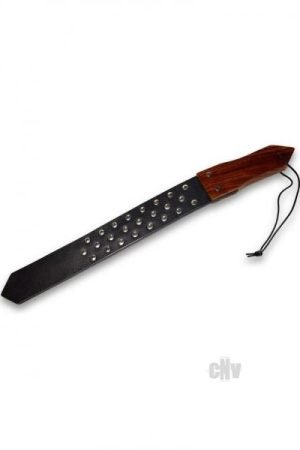 Prowler Red Leather Wood Studded Blk