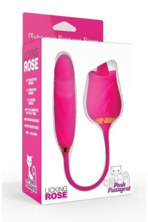 Pink Pussycat Vibrating Licking Rose