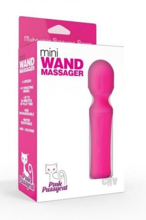 Pink Pussycat Vibrating Mini Wand Msgr