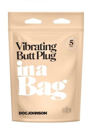 In A Bag Vibrating Butt Plug 5 Black