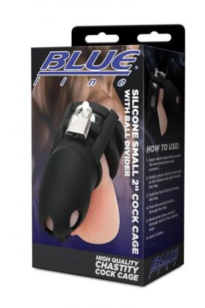 Blueline Cock Cage Ball Divider Blk