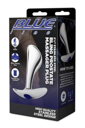 Blueline Steel Bling Prostate Plug 2.5