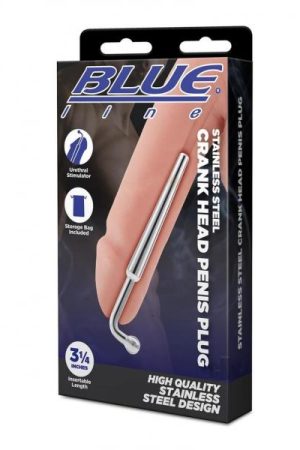 Blueline Steel Crank Head Penis Plug