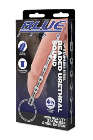 Blueline Steel Beaded Urethral 4.5