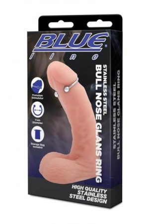 Blueline Steel Bull Nose Glans Ring 32mm
