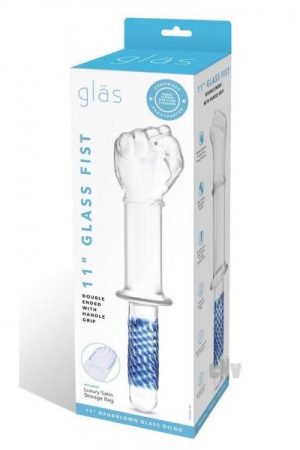 Fist Double End W/handle Grip Glass 11