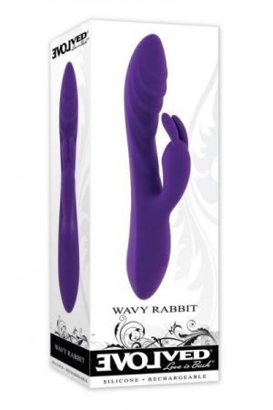 Wavy Rabbit Purple