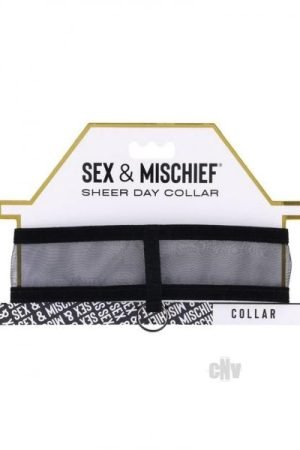 Sandm Sheer Day Collar Blk/rse Gld