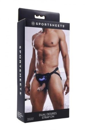 Dual Desires Strap On Black