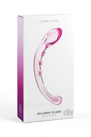 Jimmyjane Dillenia Elara Glass Wand Pnk