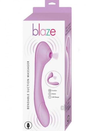 Blaze Bendable Suction Massager Lav