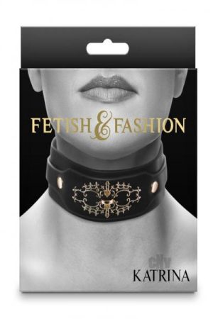 Fetish Fashion Katrina Collar Blk/gld