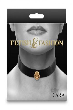 Fetish Fashion Cara Collar Blk/gld