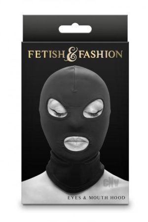 Fetish Fashion Eyes Mouth Hood Blk