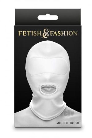 Fetish Fashion Mouth Hood Wht
