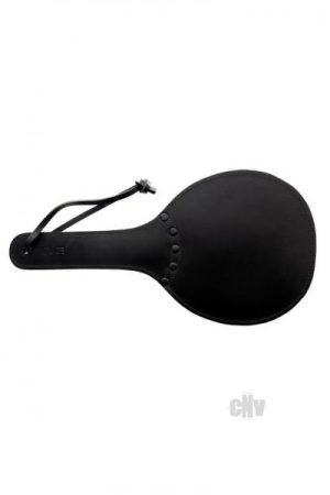 Padded Leather Ping Pong Paddle Black