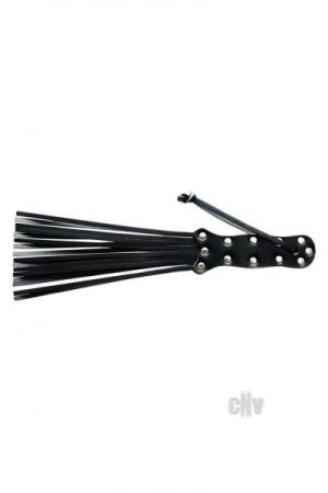 Leather Spiral Paddle Black