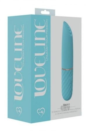 Beso Vibrating Mini Lipstick Blue