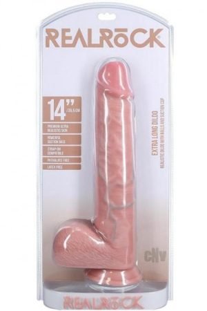 Realrock Xl Straight W Balls 14 Flesh