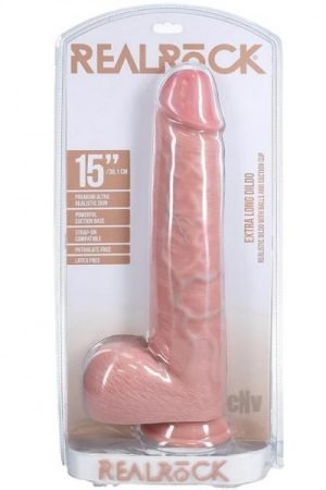 Realrock Xl Straight W Balls 15 Flesh