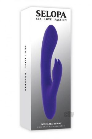 Selopa Poseable Bunny Purple