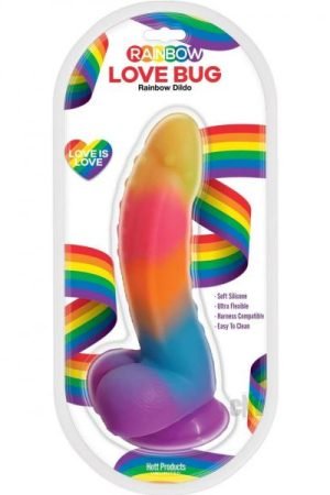 Love Bug Dildo Rainbow