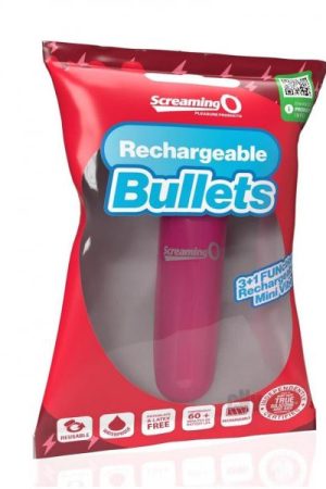 Screaming O Recharge Bullets Pink