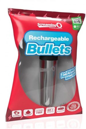 Screaming O Recharge Bullets Silver