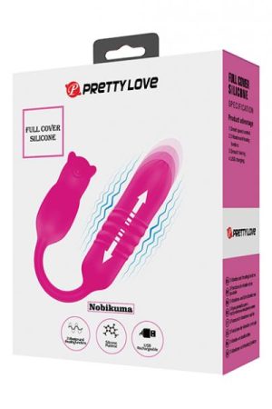 Pretty Love Nobikuma Thrusting Egg - Fuchsia