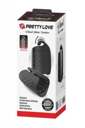 Pretty Love Vibrating Glans Trainer - Black