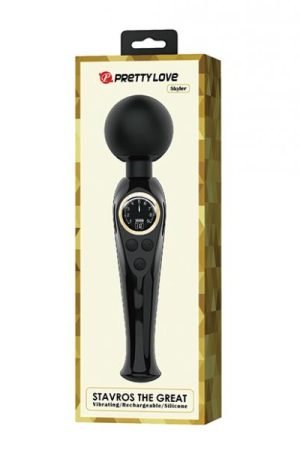 Pretty Love Skylar Led Digital Display Wand - Black