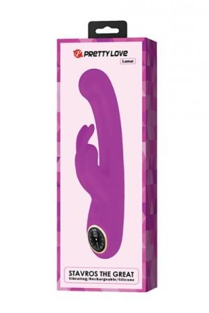Pretty Love Lamar Led Digital Display Rabbit - Fuchsia