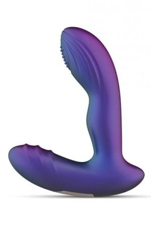 Hueman Galaxy Tapping Butt Plug - Purple