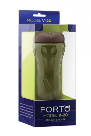 Forto Model V-20 Hard-side Vagina Masturbator - Dark