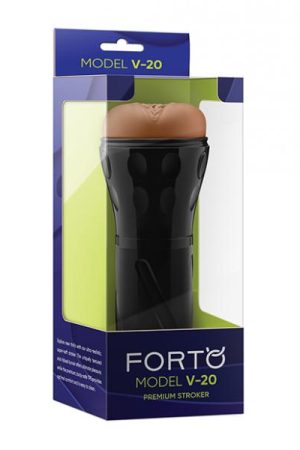 Forto Model V-20 Hard-side Vagina Masturbator - Tan