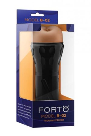 Forto Model B-02 Hard-skin Ass Masturbator - Tan